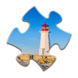 Leuchtturm-Puzzlen Zeichen