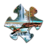 Waterval Jigsaw Puzzles-icoon