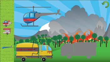 Kids Fire and Rescue Puzzles پوسٹر