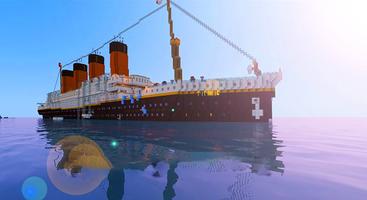 Titanic Boat Mod For Minecraft Affiche