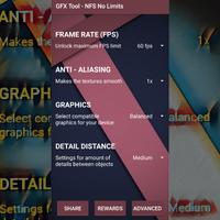 GFX TOOL NFS NO LIMITS GAME captura de pantalla 1