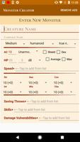 5e Monster Creator screenshot 1