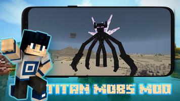 Titan Mobs MOD Minecraft PE poster