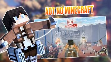 Attack on Titans: AoT em MCPE Cartaz