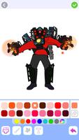 Titan Speaker Man Color Game स्क्रीनशॉट 3
