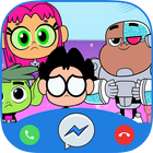 Chat With titans go - Fake Video Call From titans ไอคอน