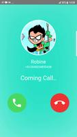 Chat With titans go - Fake Video Call From titans โปสเตอร์