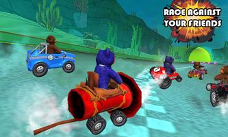 Bear Karts - Multiplayer Kart Racing Stunt Racing capture d'écran 2