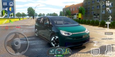 Electric Car Simulator Affiche