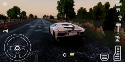 Lambo Real Car Simulator 2022 capture d'écran 1