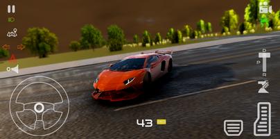 Lambo Real Car Simulator 2022 capture d'écran 2