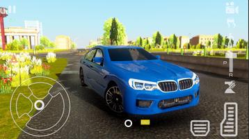 M5 Real Car Simulator 2025 3D الملصق