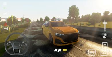 RS Q8 Car Simulator SUV 2024 الملصق
