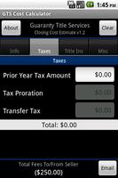 GTS Cost Calculator screenshot 1