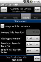 Guaranty Cost Calculator capture d'écran 2
