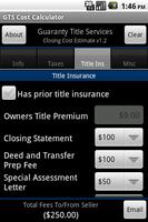 Guaranty Cost Calculator screenshot 2