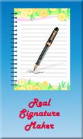 Real Signature Maker : Signature Creator Free پوسٹر