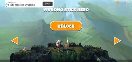 Wukong Stick Hero 3D Affiche