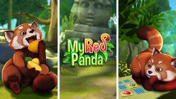 Poster Pet World - Mio panda rosso