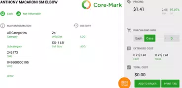 Core-Mark's DroidPad