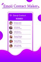 Emoji Contact Maker capture d'écran 1