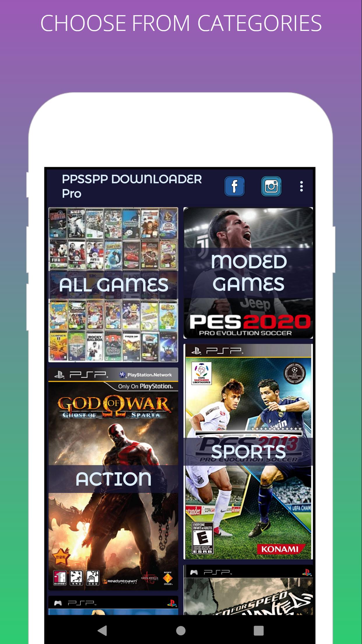 Psp Spiele Download Kostenlose Psp Spiele Fur Android Apk Herunterladen