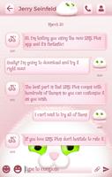 Cute SMS Theme 스크린샷 1