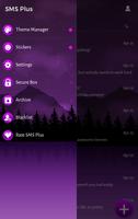 SMS Plus Purple Theme capture d'écran 3