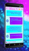Crazy Colors SMS Theme ảnh chụp màn hình 1