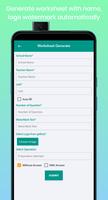 Maths Booster- Learn Maths, Generate Worksheet Poster