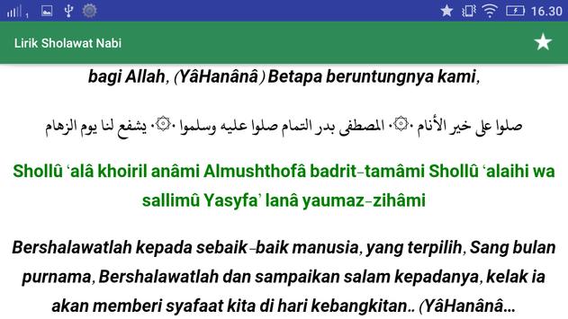 Lirik Sholawat Nabi Para Android Apk Baixar