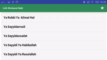 Lirik Sholawat Nabi Lengkap APK download