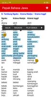 Pepak Bahasa Jawa syot layar 3