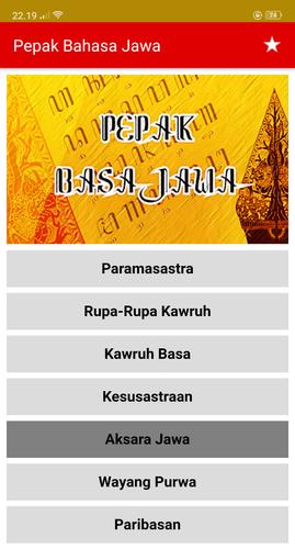 Aplikasi pepak bahasa jawa