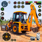 JCB Excavator Construction 3D icon