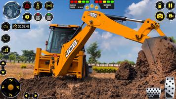 JCB Excavator Construction 3D اسکرین شاٹ 3