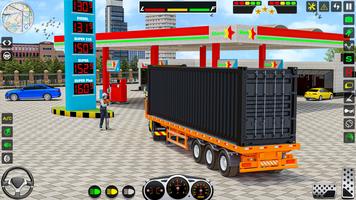 City Truck Game Cargo Driving پوسٹر