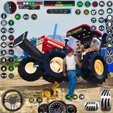 ikon Indian kargo traktor mengemudi