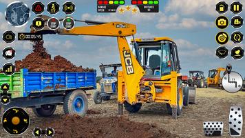 modern Bagger sim JCB Spiel Screenshot 1