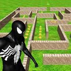 Venom Spiderhero Vs Zombie Fight Maze Run icône