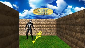 Venom Spiderhero Vs Zombie Fight Maze Run capture d'écran 2