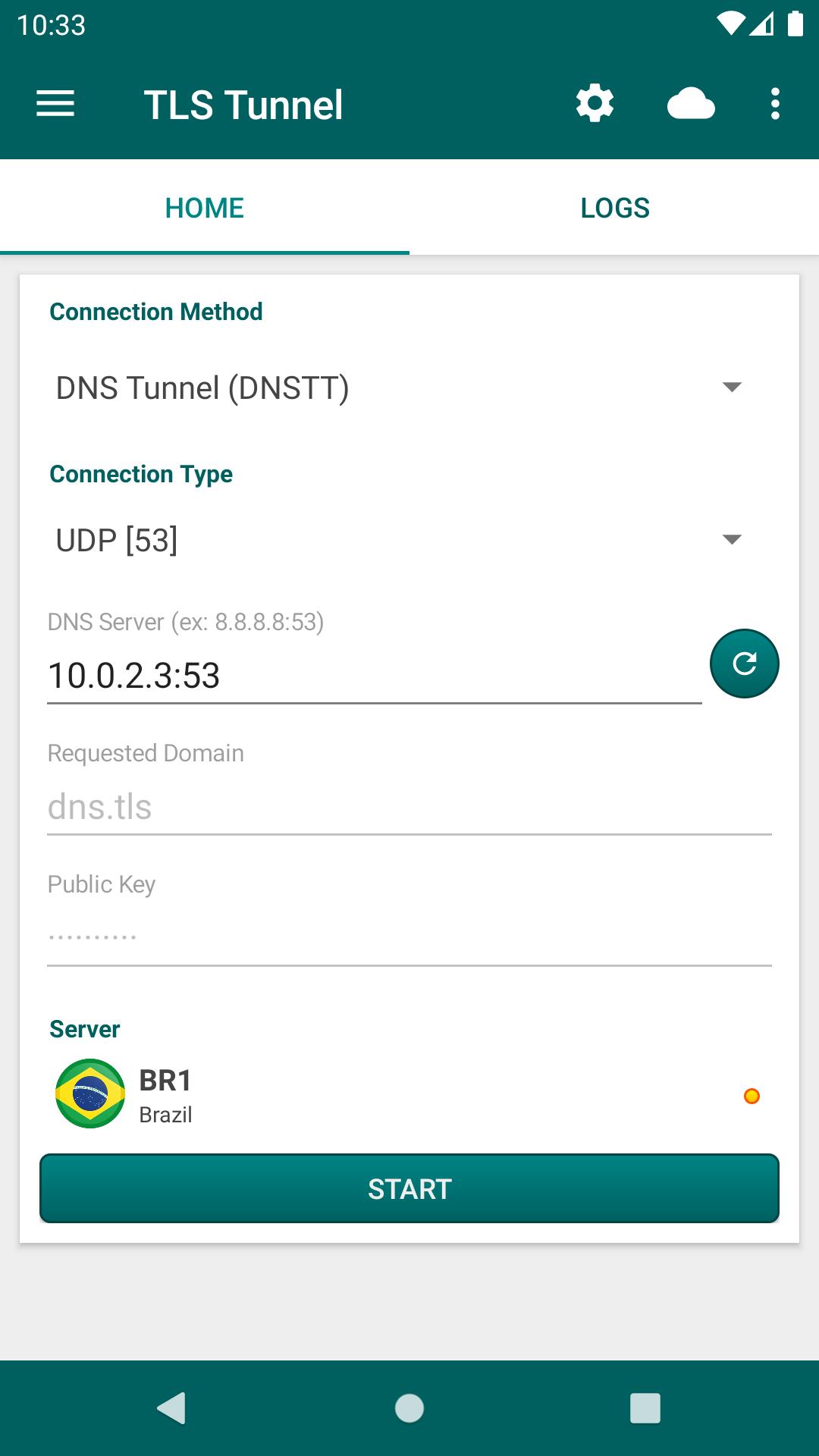 TLS Tunnel DNSTT for Android - APK Download