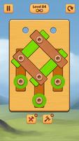 Wood Nuts & Bolts Puzzle Screw постер