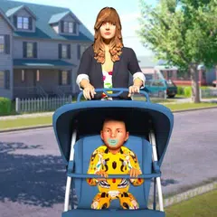 Скачать Virtual Mother Simulator:Single Mom Vs Babysitter APK
