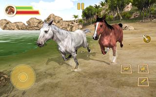 Wild Forest Horse Simulator Affiche
