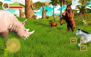 Wild Forest Horse Simulator capture d'écran 1