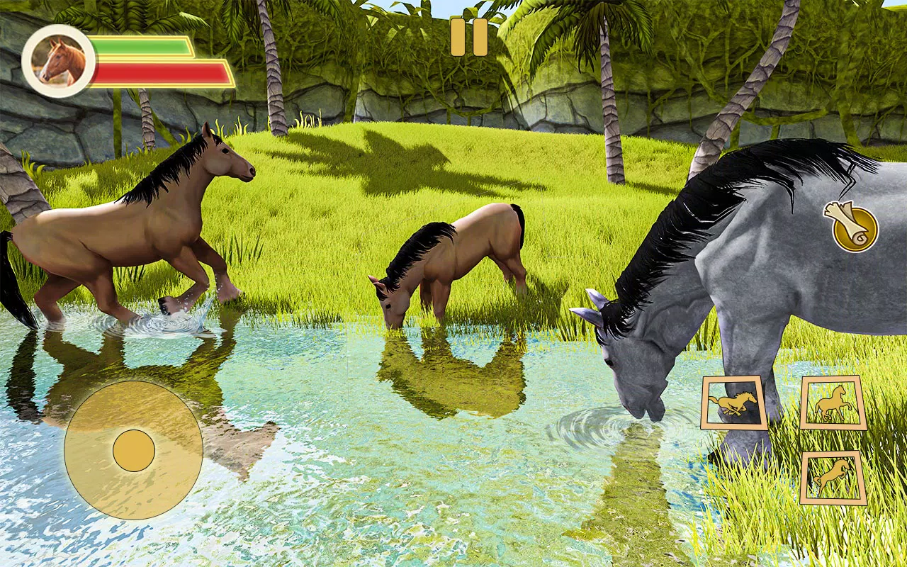 Download do APK de Cavalo Selvagem selva jogo para Android