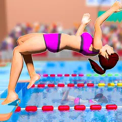 Descargar XAPK de Summer Swimming Flip Pool Race