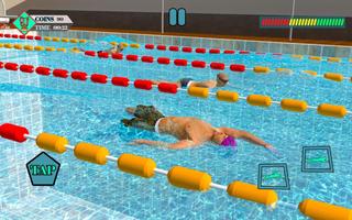 Corrida de piscina de verão imagem de tela 2