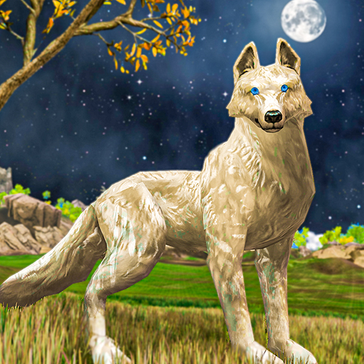 Wild angry wolf Game simulator
